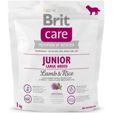 Brit Care Junior Large Breed корм для щенков крупных пород с ягненком и рисом 1 кг